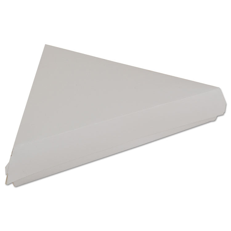 SCT® White Pizza Clamshells, 9.25 x 9 x 1.69, White, Paper, 400/Carton (SCH0719) Case of 400