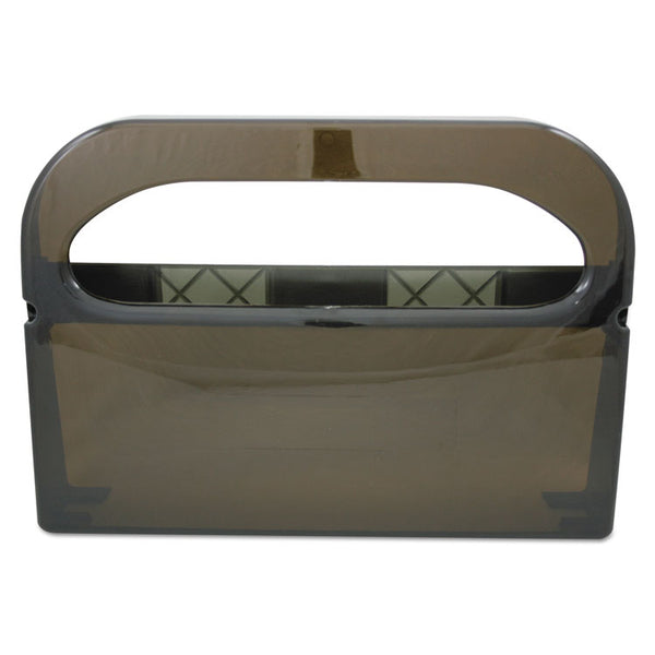 HOSPECO® Health Gards Toilet Seat Cover Dispenser, Half-Fold, 16 x 3.25 x 11.5, Smoke (HOSHG12SMO)