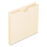 Pendaflex® Manila Reinforced File Jackets, 2-Ply Straight Tab, Letter Size, Manila, 50/Box (PFX22200) Box of 50