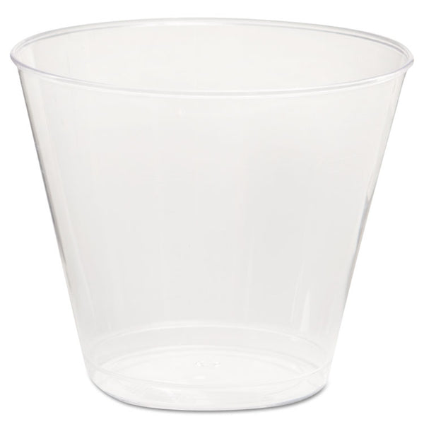 WNA Comet Plastic Tumbler, 5 oz, Clear, Squat, 50/Pack, 20 Packs/Carton (WNAT5S) Case of 1000