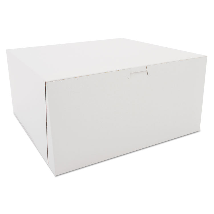 SCT® White One-Piece Non-Window Bakery Boxes, 12 x 12 x 6, White, Paper, 50/Carton (SCH0989) Case of 50