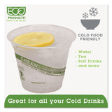 Eco-Products® GreenStripe Renewable and Compostable Cold Cups, 9 oz, Clear, 50/Pack, 20 Packs/Carton (ECOEPCC9SGS) Case of 1000