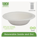 Eco-Products® Renewable Sugarcane Bowls, 12 oz, Natural White, 50/Pack, 20 Packs/Carton (ECOEPBL12)