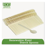 WNA EcoSense Renewable Plant Starch Cutlery, Spoon, 7", 50/Pack (WNAEPS003PK) Pack of 50