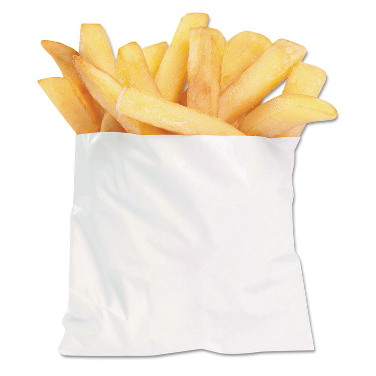 Bagcraft French Fry Bags, 4.5" x 3.5", White, 2,000/Carton (BGC450003) Case of 2000