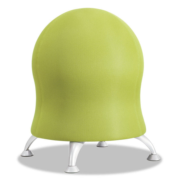 Safco® Zenergy Ball Chair, Backless, Supports Up to 250 lb, Grass Fabric Seat, Silver Base (SAF4750GS) Each
