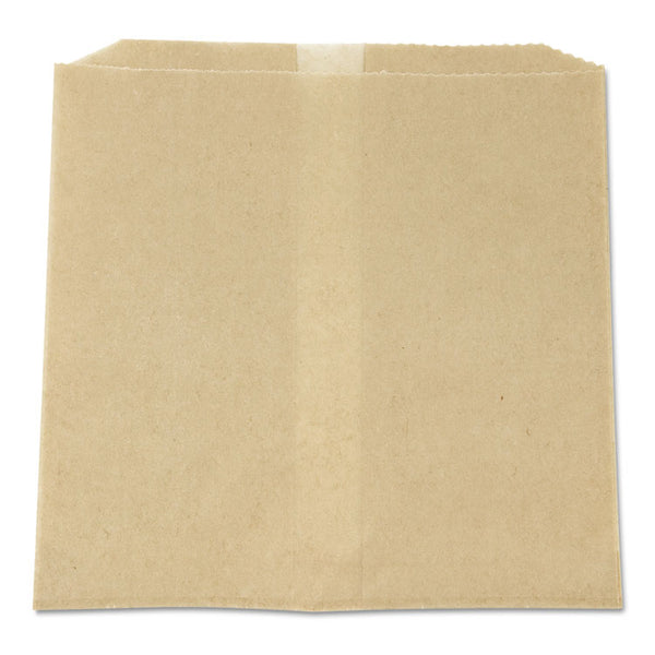 HOSPECO® Waxed Napkin Receptacle Liners, 8.5" x 8", Brown, 500/Carton (HOS6802W) Case of 500