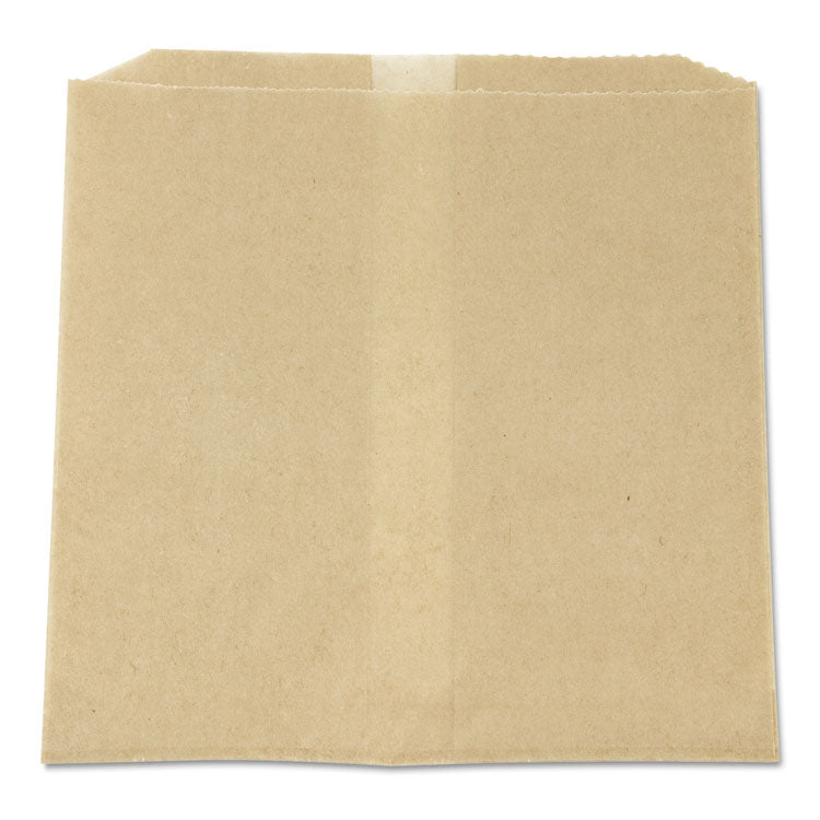 HOSPECO® Waxed Napkin Receptacle Liners, 8.5" x 8", Brown, 500/Carton (HOS6802W)