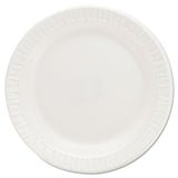 Dart® Quiet Classic Laminated Foam Dinnerware Plates, 6", White, 125/Pack, 8 Packs/Carton (DCC6PWQR) Case of 1000