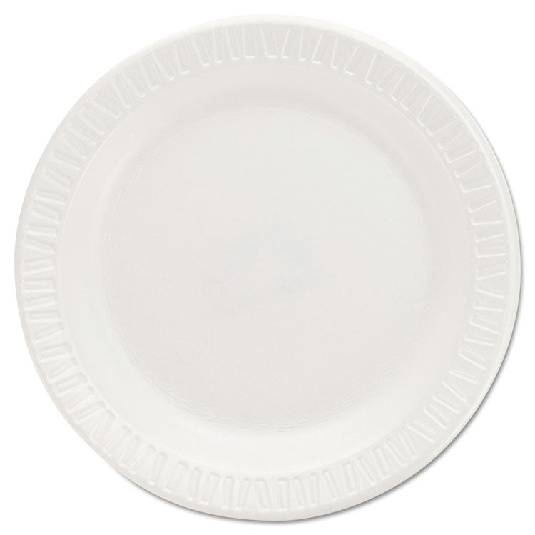 Dart® Quiet Classic Laminated Foam Dinnerware Plates, 6", White, 125/Pack, 8 Packs/Carton (DCC6PWQR) Case of 1000