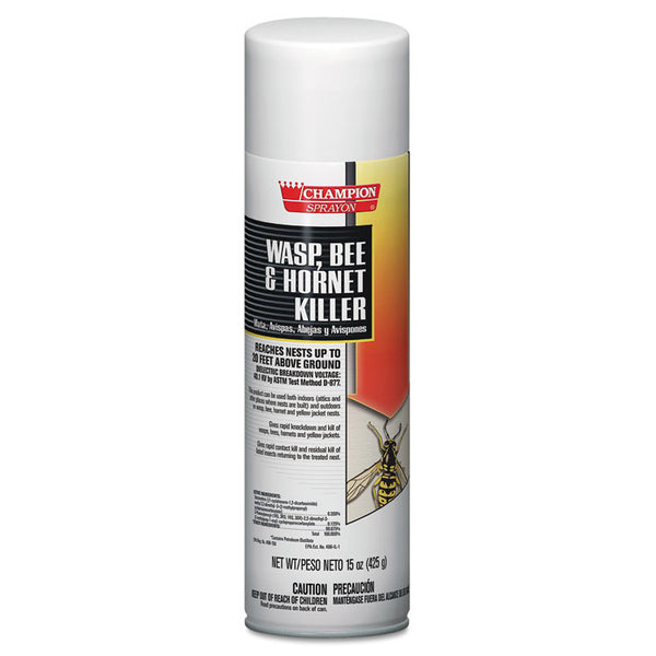 Chase Products Champion Sprayon Wasp, Bee and Hornet Killer, 15 oz Aerosol Spray, 12/Carton (CHP5108) Case of 12