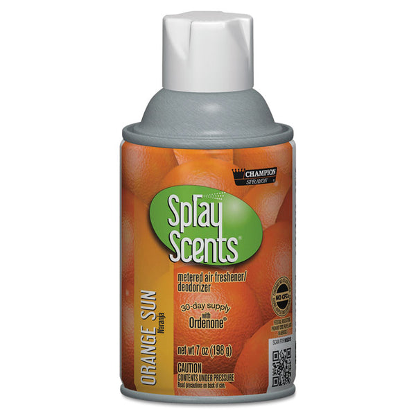 Chase Products Champion Sprayon SPRAYScents Metered Air Freshener Refill, Orange Sun, 7 oz Aerosol Spray 12/Carton (CHP5182) Case of 12