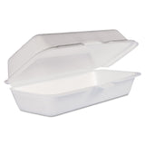 Dart® Foam Hinged Lid Container, Hot Dog Container, 3.8 x 7.1 x 2.3, White,125/Bag, 4 Bags/Carton (DCC72HT1) Case of 500