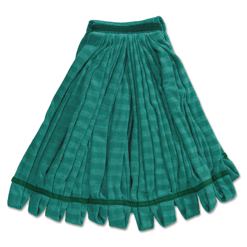 Rubbermaid Tube Mop, Microfiber, Green, Medium, 1-in Green Headband (RCPT812-06GRE) Each