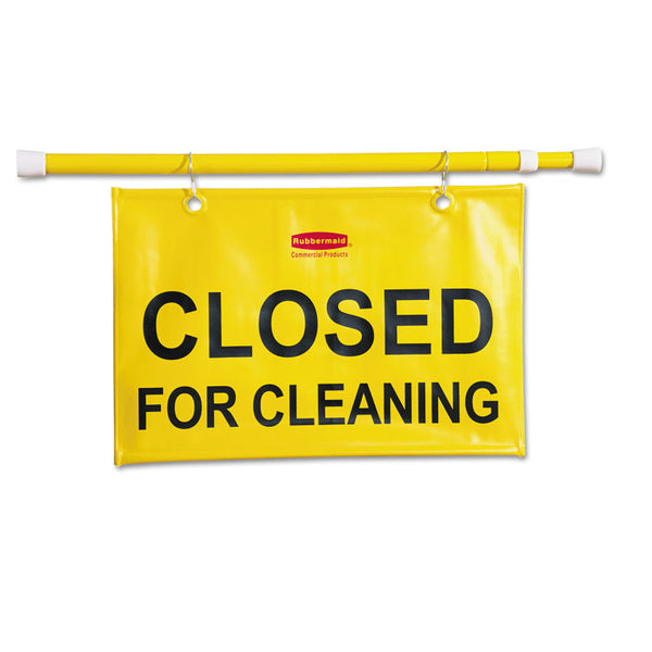 Rubbermaid® Commercial Site Safety Hanging Sign, 50 x 1 x 13, Yellow (RCP9S15YEL)