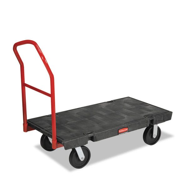 Rubbermaid® Commercial Platform Truck, 2,000 lb Capacity, 24 x 48 x 7, Black (RCP4441BLA)