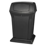 Rubbermaid® Commercial Ranger Fire-Safe Container, 45 gal, Structural Foam, Black (RCP917188BLA) Each