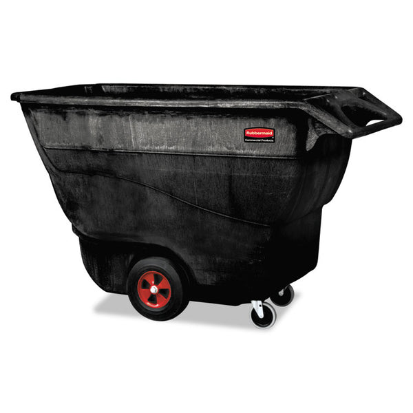 Rubbermaid® Commercial Structural Foam Tilt Truck, 202 gal, 1,250 lb Capacity, Plastic, Black (RCP9T15BLA)