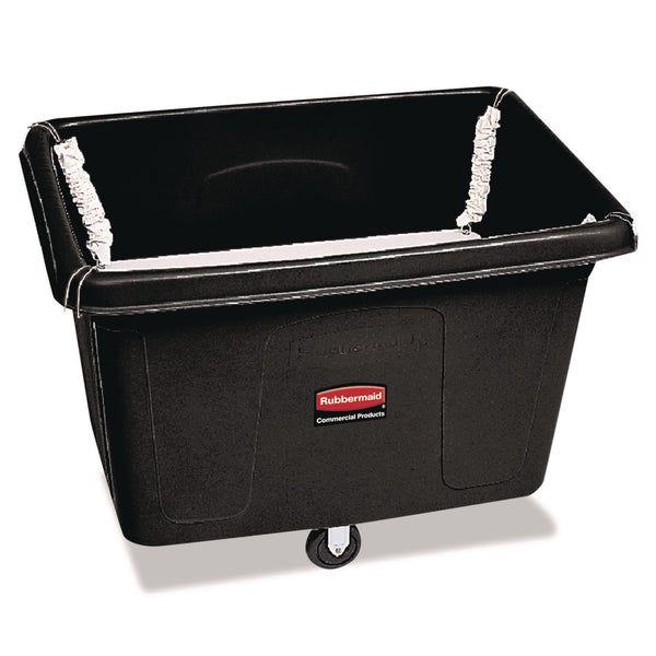 Rubbermaid Spring Platform Truck, Rectangular, 500 lb Capacity, Black (RCP4611BLA) Each