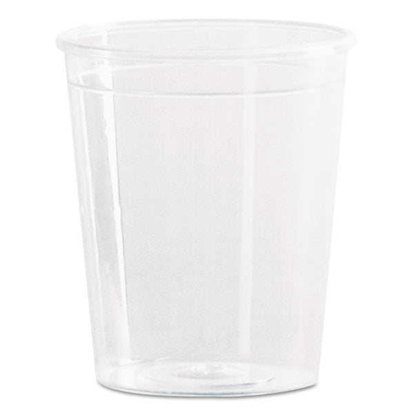 WNA Comet Plastic Portion/Shot Glass, 2 oz, Clear, 50/Pack, 50 Packs/Carton (WNAP20) Case of 2500