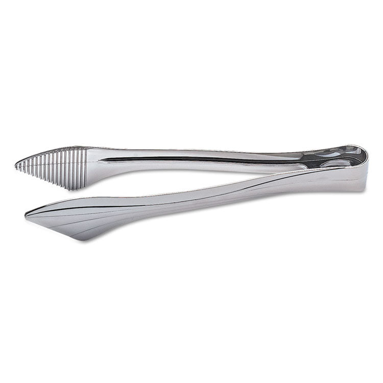 WNA Reflections Heavyweight Plastic Utensils, Serving Tongs, Silver (WNARFTNG9)