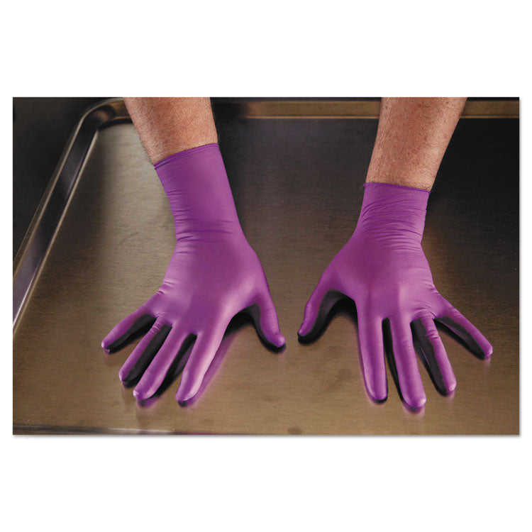 Kimtech™ PURPLE NITRILE Exam Gloves, 310 mm Length, Medium, Purple, 500/Carton (KCC50602) 10 Boxes of 50