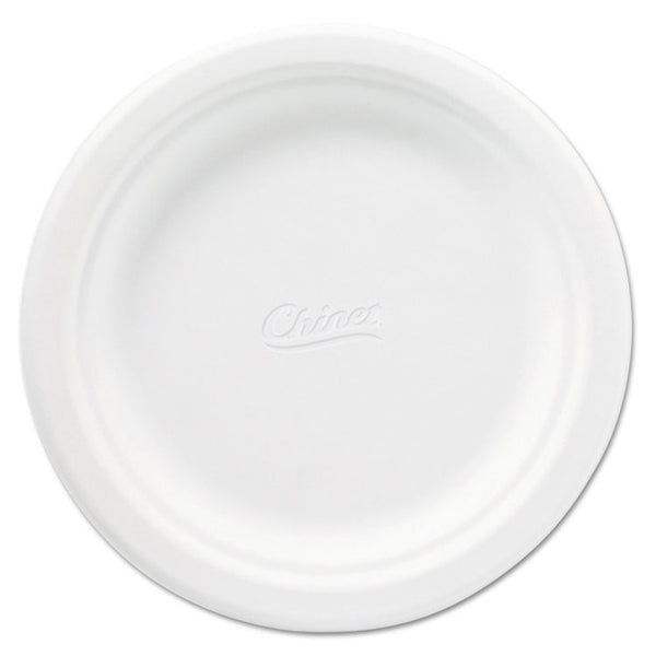 Chinet® Classic Paper Plates, 6.75" dia, White, 125/Pack, 8 Packs/Carton (HUH21226CT)