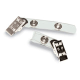 Advantus Badge Straps with Clips, 0.38" x 2.75", Clear, 100/Box (AVT75410) Box of 100