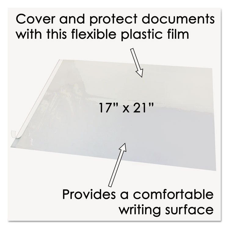 Artistic® Second Sight Clear Plastic Desk Protector, with Hinged Protector, 21 x 17, Clear (AOPSS1721) Each