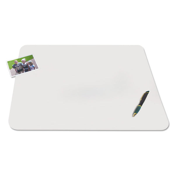 Artistic® KrystalView Desk Pad with Antimicrobial Protection, Matte Finish, 22 x 17,  Clear (AOP60240MS)