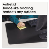 Artistic® Rhinolin II Desk Pad with Antimicrobial Protection, 36 x 20, Black (AOPLT612MS)