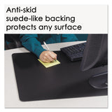 Artistic® Rhinolin II Desk Pad with Antimicrobial Protection, 17 x 12, Black (AOPLT912MS)