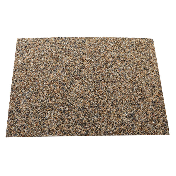 Rubbermaid Landmark Series Aggregate Panel, 15.7 x 27.9 x 0.38, Stone, River Rock (4003RR) Case of 4