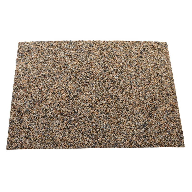 Rubbermaid Landmark Series Aggregate Panel, 15.7 x 27.9 x 0.38, Stone, River Rock (4003RR) Case of 4