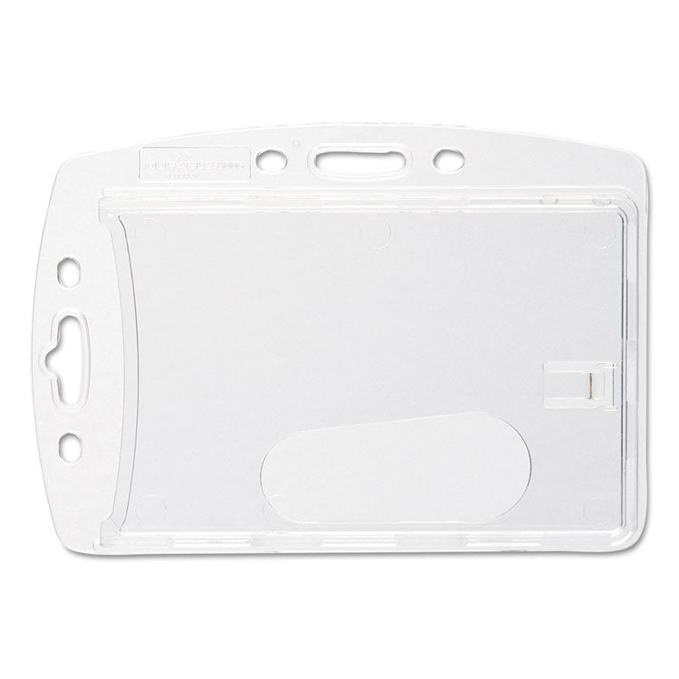 Durable® Replacement Card Holder, Vertical/Horizontal, Polystyrene, 10/Pack (DBL890519) Pack of 10