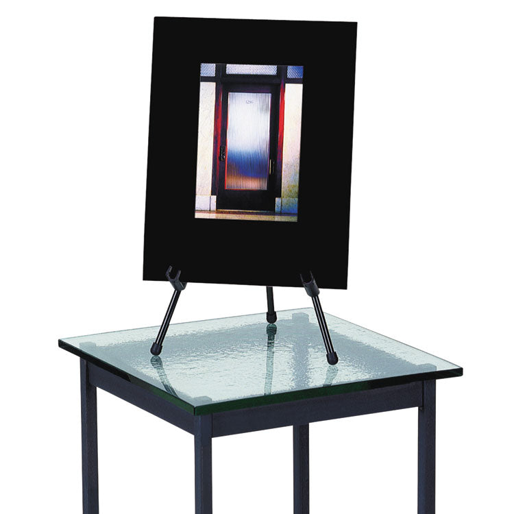 Quartet® Tabletop Instant Easel, 14" High, Steel, Black (QRT28E)