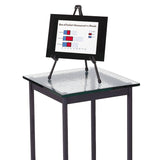 Quartet® Tabletop Instant Easel, 14" High, Steel, Black (QRT28E)