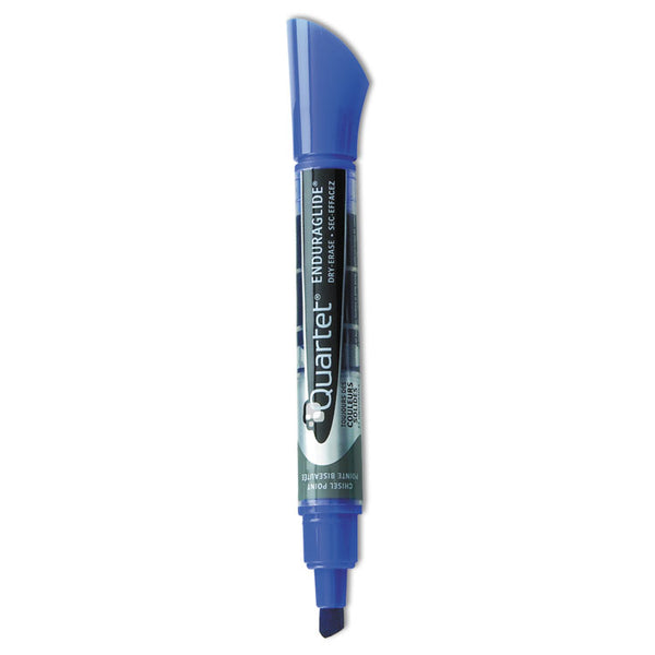 Quartet® EnduraGlide Dry Erase Marker, Broad Chisel Tip, Blue, Dozen (QRT50013M)