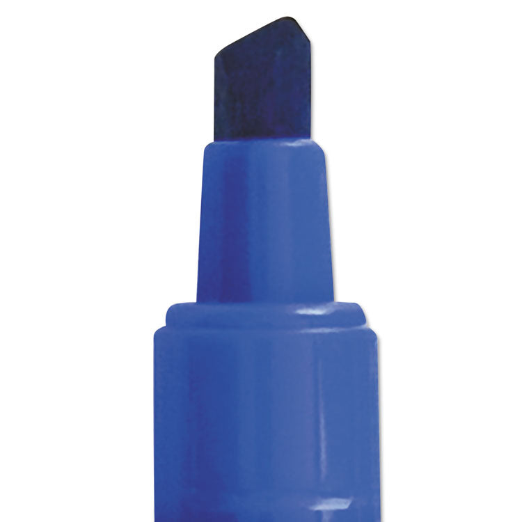 Quartet® EnduraGlide Dry Erase Marker, Broad Chisel Tip, Blue, Dozen (QRT50013M) Box of 12