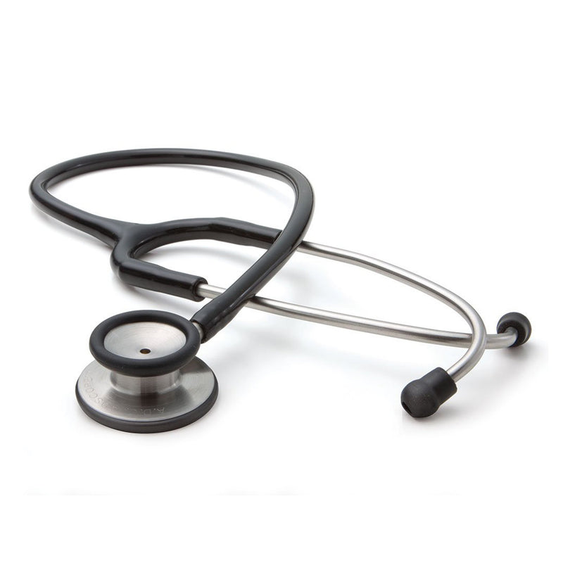 Adscope® 603 Clinician Stethoscope Black 1-Tube 22 Inch Tube Double Sided Chestpiece (363826_EA) 1/EA