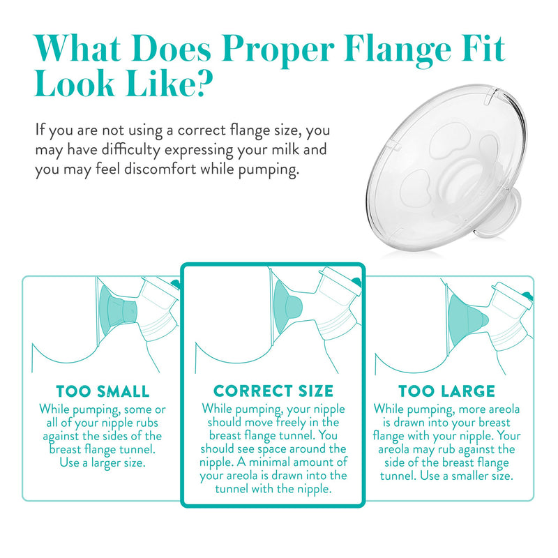 Evenflo AdvancedFit™ Flange System For Evenflo Advanced Double Electric Breast Pump (1041162_EA) 1/EA