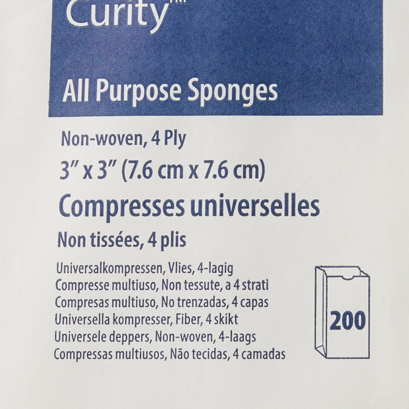 Curity™ Nonwoven Sponge 3 X 3 Inch 4-Ply NonSterile 200 per Pack (153822_BG) 200/BG