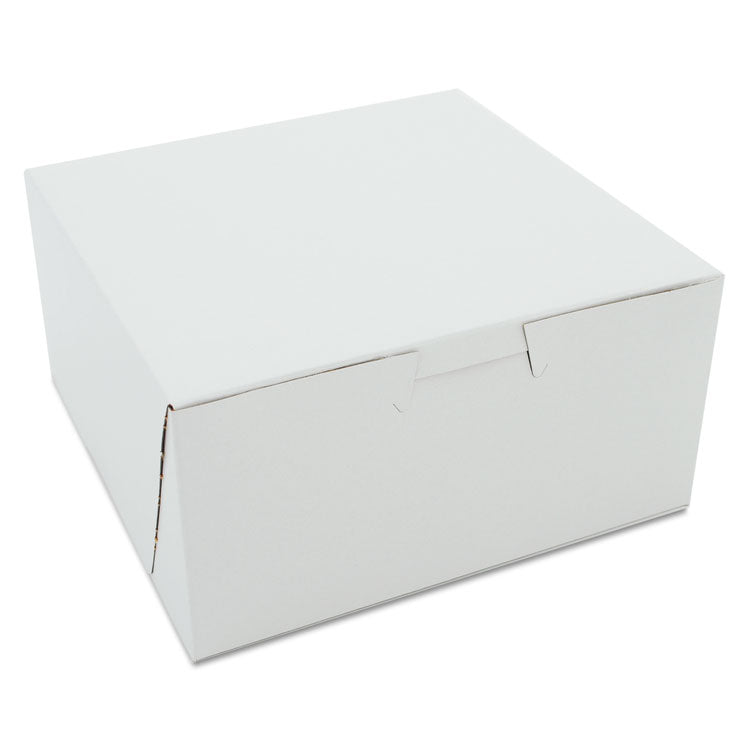 SCT® White One-Piece Non-Window Bakery Boxes, 6 x 6 x 3, White, Paper, 250/Carton (SCH0905) Case of 250