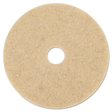 3M Natural Blend Tan Pad 3500, 27" Diameter x 1" Thickness, Tan, 5/Carton (MMM20317) Case of 5