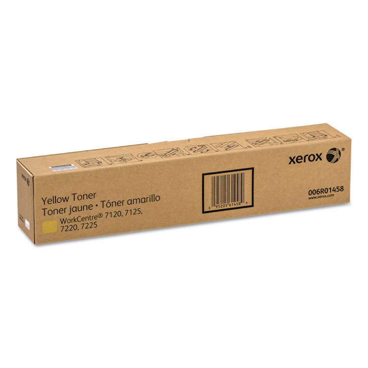 Xerox® 006R01458 Toner, 15,000 Page-Yield, Yellow (XER006R01458) Each