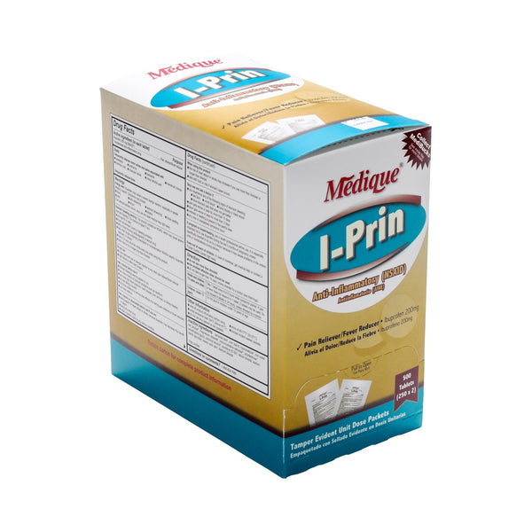 I-Prin Pain Relief 200 mg Strength Ibuprofen Tablet 250 per Box (260615_BX) 500/BX