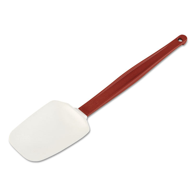 Rubbermaid® Commercial High Heat Scraper Spoon, White w/Red Blade, 13 1/2" (RCP1967RED)