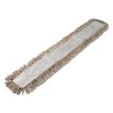 Boardwalk® Mop Head, Dust, Cotton, 48 x 3, White (BWK1048)