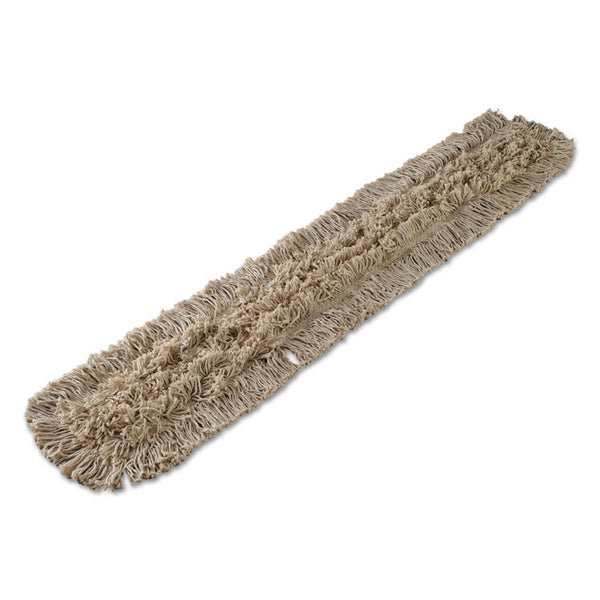 Boardwalk® Mop Head, Dust, Cotton, 48 x 3, White (BWK1048) Each