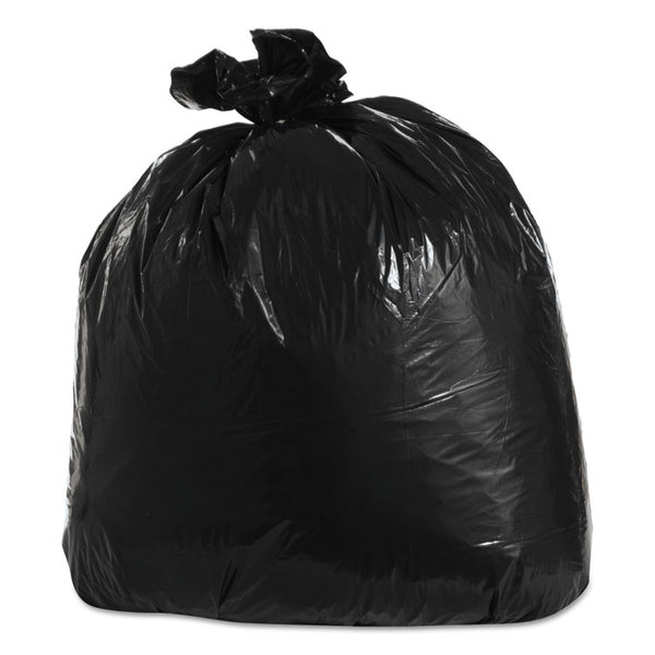 Trinity Plastics Low-Density Can Liners, 33 gal, 1.25 mil, 33" x 39", Black, 100/Carton (TRNML3339H) Case of 100